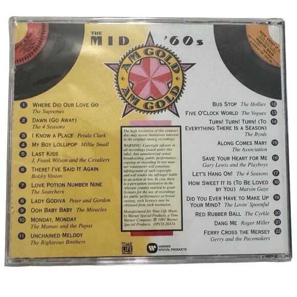 AM Gold: The Mid 60's CD Time Life Original Recordings New / Sealed - Picture 2 of 2